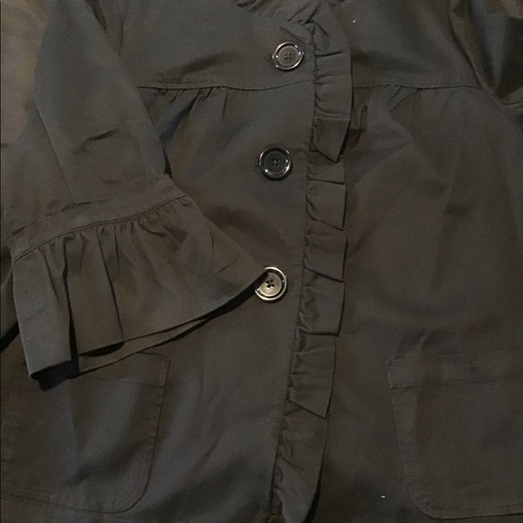 Black ruffle jacket - Picture 4 of 4